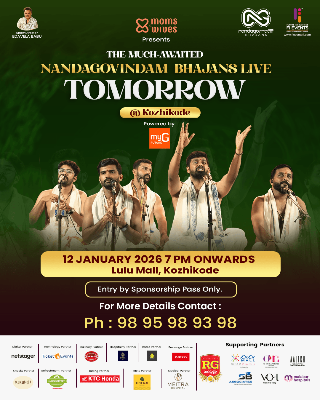 Nandagovindam Bhajans Live, Calicut